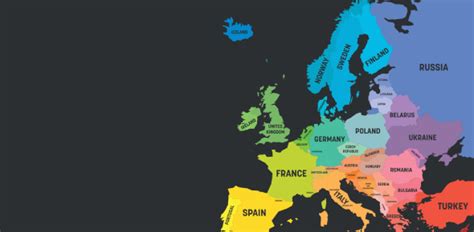 Europe Map Countries