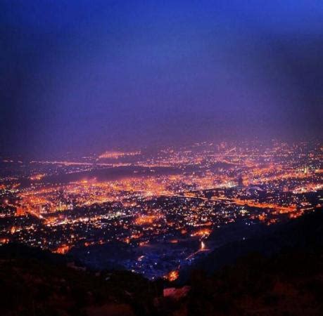 Night view of Islamabad from Monal - Pakistan Images & Photos