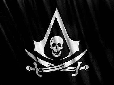 HD wallpaper: Assassins Creed Black Flag Logo-High quality wallp ...