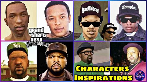 GTA San Andreas Characters Inspirations - YouTube