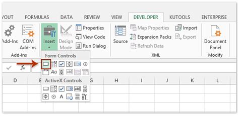 How to insert a macro button to run macro in Excel?