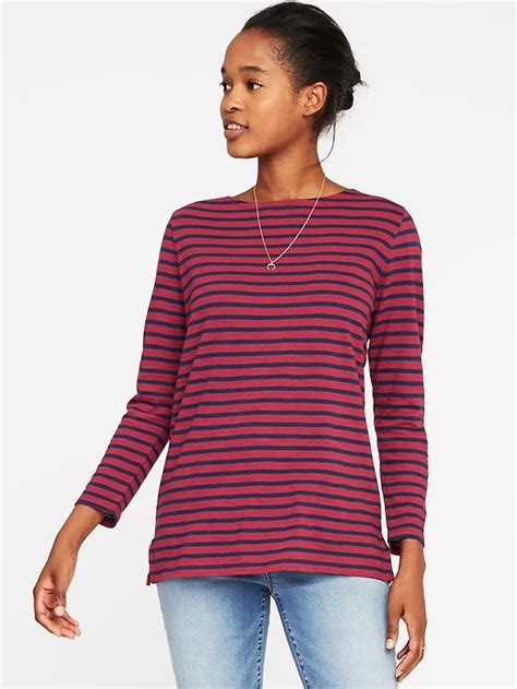 Relaxed Mariner-Stripe Tee for Women | Old Navy