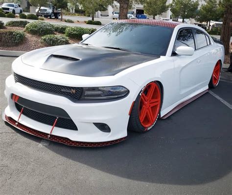 2015-2019 Dodge Charger Front Splitter V1 (Scatpack/Hellcat/Daytona ...