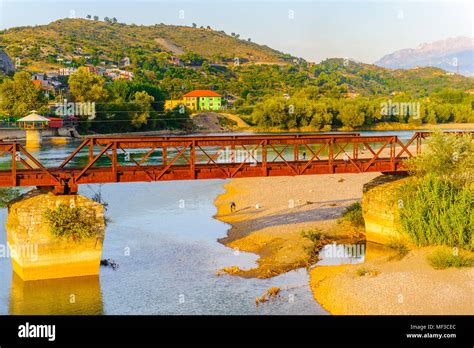 Old destroyed bridge in Shkoder, Albania Stock Photo - Alamy