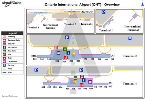 Ontario - Ontario International (ONT) Airport Terminal Maps ...