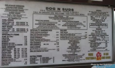 Dog N Suds Restaurant Menu, Menu for Dog N Suds Restaurant, Paragould ...