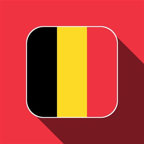 Belgium flag, official colors. Vector illustration. 11325894 Vector Art ...