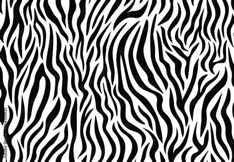 Zebra seamless pattern. Animal skin tiger stripes, abstract backdrop ...