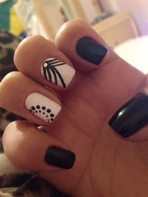 45+ Black and White Nail Art Designs, Ideas | Design Trends - Premium ...