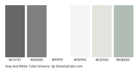 Grey And White Color Scheme » Gray » SchemeColor.com