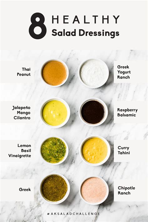 8 Homemade Healthy Salad Dressings