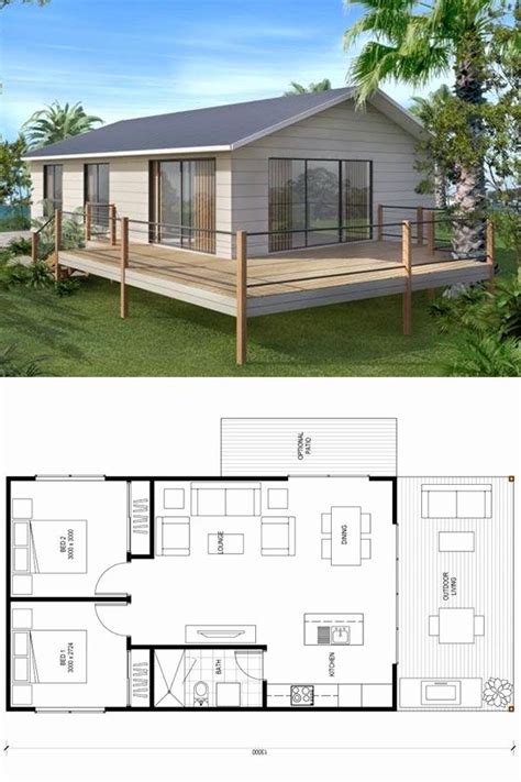 2 Bedroom Beach House Plans Awesome Sydney 200 in 2020 | My house plans ...