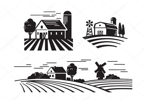 Flat farm icons Stock Vector Image by ©bioraven #99114202