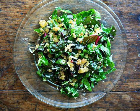 Swiss Chard Salad with Lemon, Parmesan & Breadcrumbs Recipe | SideChef