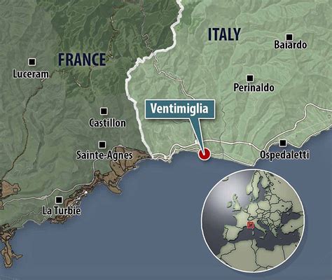 Migrants shelter from elements in Ventimiglia on Italian coast | Daily ...