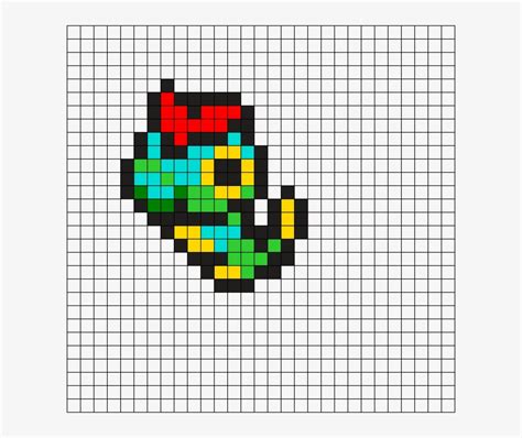 Caterpie - Caterpie Pixel Art Grid PNG Image | Transparent PNG Free ...