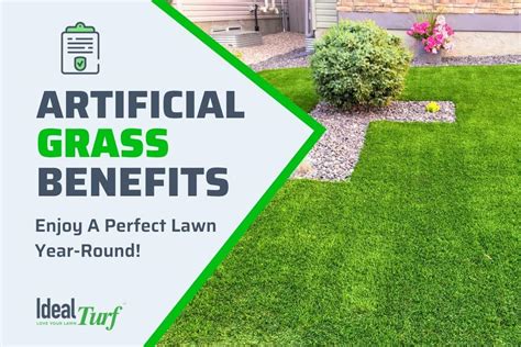 Artificial Grass Benefits: Enjoy A Perfect Lawn Year-Round