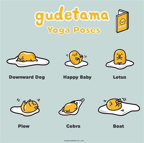 Do these exercises with Gudetama while staying at home! : r/gudetama