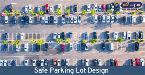 Improving Parking Lot Design for Safety - CED Technologies, Inc.