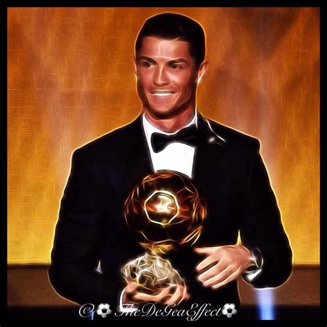 Edit done by @TheDegeaEffect commemorating CR7's 3rd Ballon d'Or ...