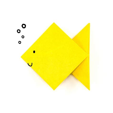 How To Make An Easy Origami Fish - Folding Instructions - Origami Guide