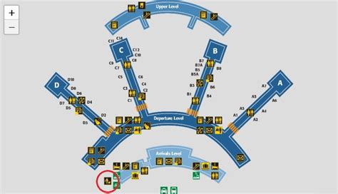 LGA Airport Terminal Map