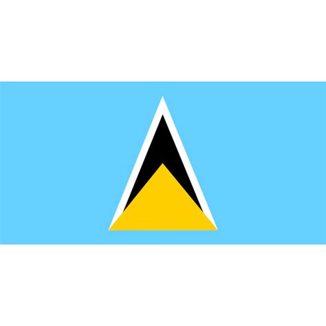 Flag of Saint Lucia | Free SVG