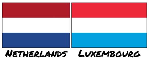 Comparing flags: Netherlands vs. Russia, France, Luxembourg and others ...