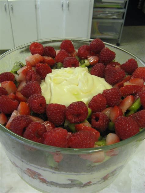 Kari's Cooking Corner: Chocolate and Fruit Trifle