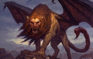 Manticore - Persian Legendary Creature | Mythology.net