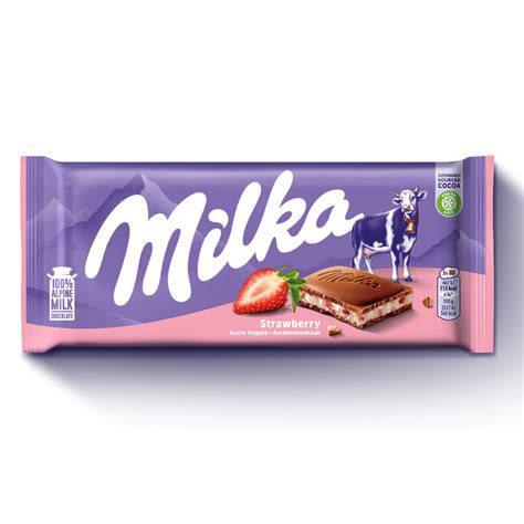 Milka Chocolate Strawberry