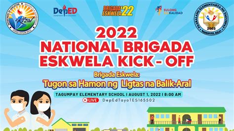 2022 NATIONAL BRIGADA ESKWELA KICK-OFF PROGRAM - YouTube