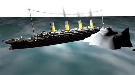 Titanic Iceberg Collision 2 by FleetAdmiral01 on DeviantArt