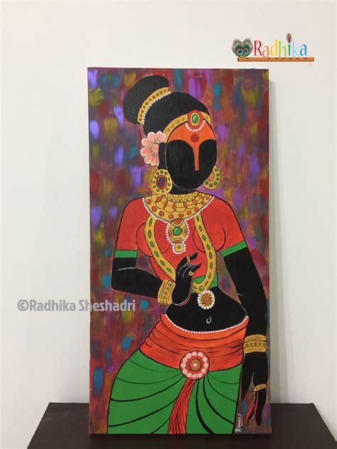 Indian Tribal Women Painting on 12X24” canvas #indianwomen #painting # ...