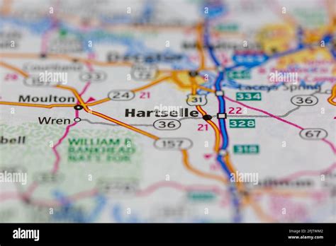 Hartselle map hi-res stock photography and images - Alamy