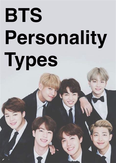 BTS personality types (MBTI) | ARMY's Amino