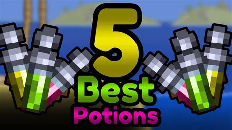 TOP 5 BEST potions in TERRARIA - YouTube