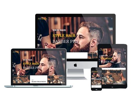 ET Barber – Free Responsive Barber Website Template