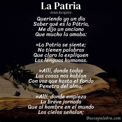 Poema La Patria de Ventura Ruiz Aguilera - Análisis del poema