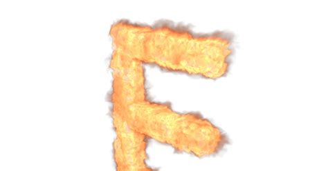 Fire Letter E, 3D - Envato Elements