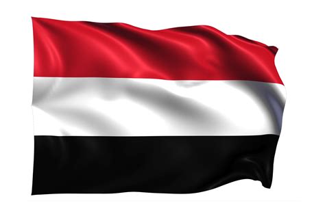 Yemen Waving flag Realistic Transparent Background 15309501 PNG