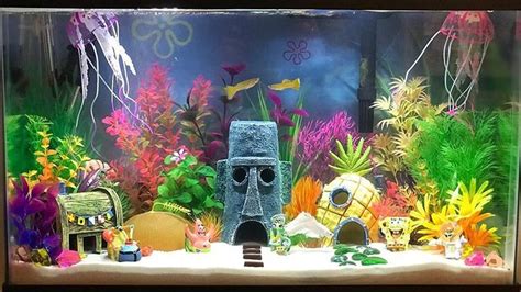 5 Cool Fish Tank Themes That Will Inspire You | BeChewy | Spongebob ...