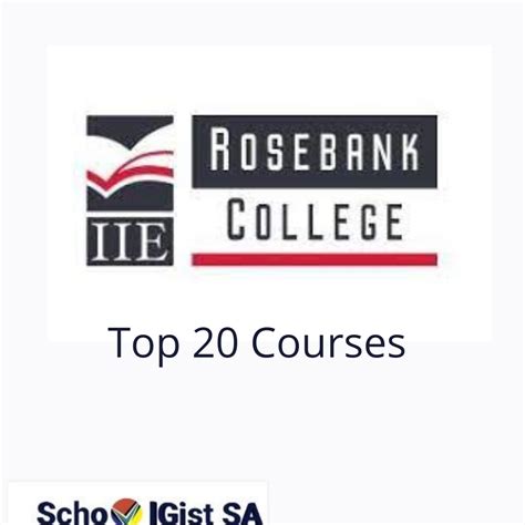 Top 20 Rosebank College Courses | SchoolGistSA