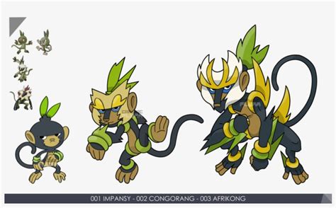 Grass Monkey Starter Pokemon - 900x529 PNG Download - PNGkit