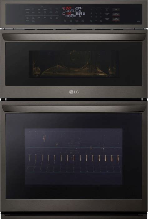 LG 30” PrintProof® Black Stainless Steel Electric Built In Oven ...