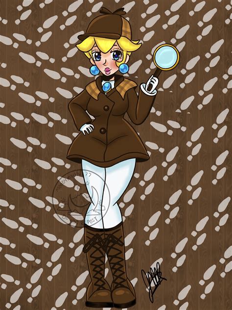 Detective Peach by moodymoon77 on DeviantArt