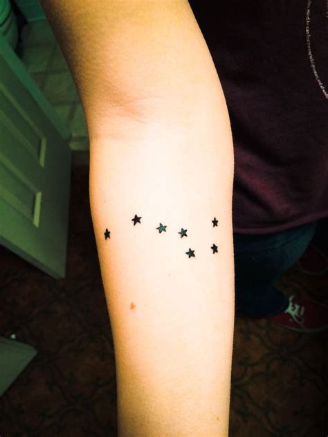 Big Dipper constellation tattoo | Tattoos and piercings, Tattoos, Body art