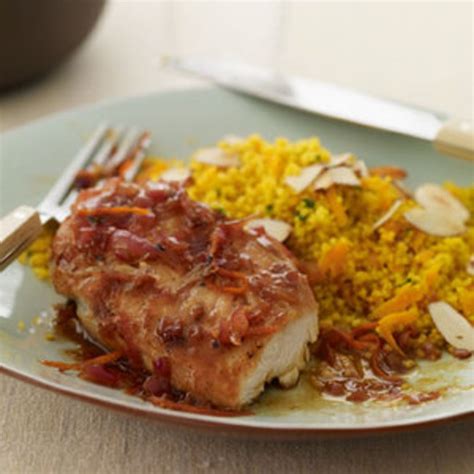 Tangerine Barbecue Chicken and Curry Couscous | Recipe | Barbecue ...