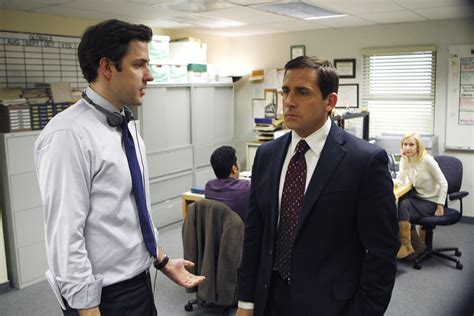 John Krasinski & Steve Carell's "The Office" Reunion: Watch