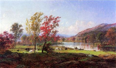 Jasper Francis Cropsey On the Saw Mill River Painting | Best Paintings ...